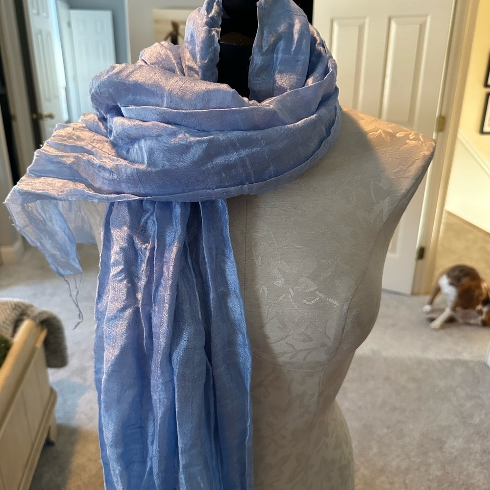 Chic Light Blue Scarf